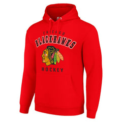 NHL Chicago Blackhawks Starter Logo Pullover Hoodie
