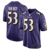 Kyle Van Noy Team Game Jersey - Baltimore Ravens Jerseys