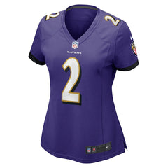 Nate Wiggins Women's Game Jersey - Baltimore Ravens Jerseys