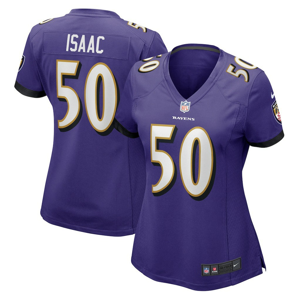 Adisa Isaac Women's Game Jersey - Baltimore Ravens Jerseys