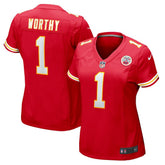 Xavier Worthy Women's Game Jersey - Kansas City Chiefs Jerseys