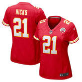 Jaden Hicks Women's Game Jersey - Kansas City Chiefs Jerseys