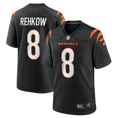 Ryan Rehkow Game Jersey - Cincinnati Bengals Jerseys