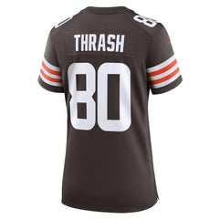 Jamari Thrash Women's Game Jersey - Cleveland Browns Jerseys