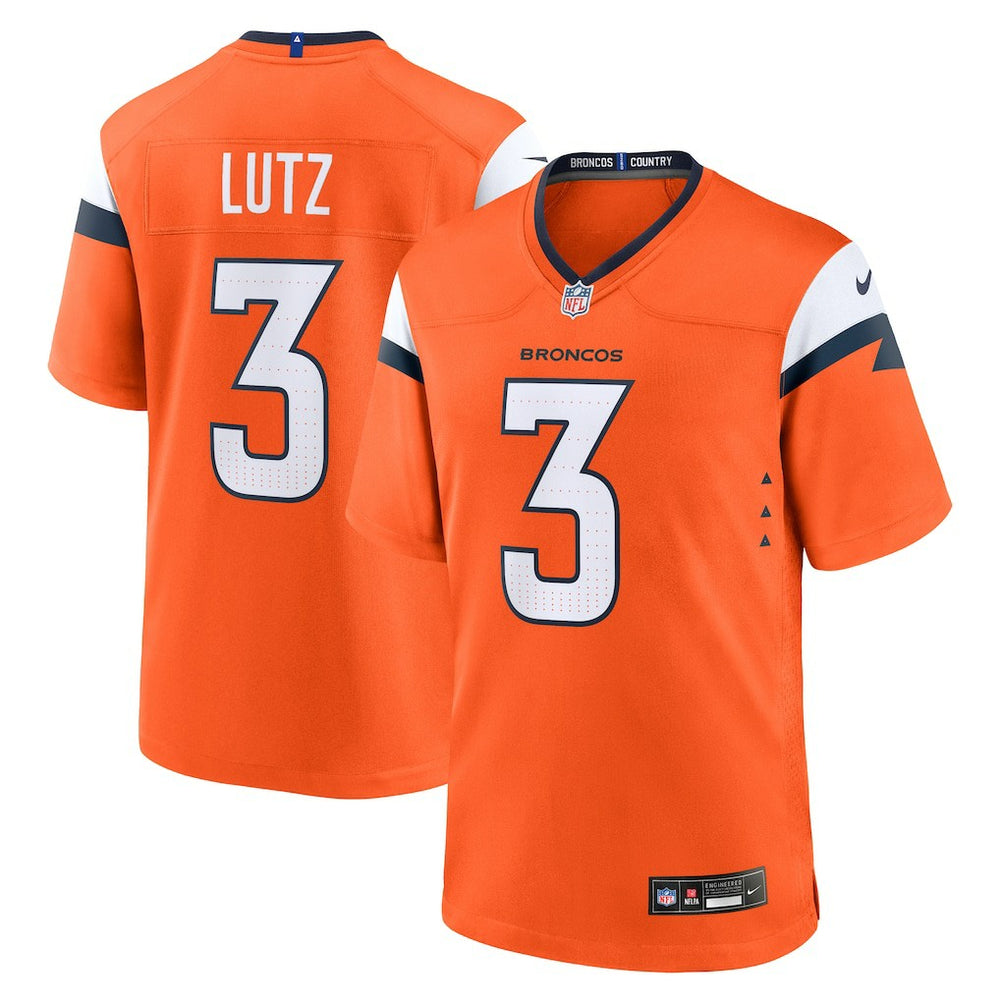 Wil Lutz Team Game Jersey - Denver Broncos Jerseys