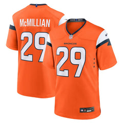 Ja'Quan McMillian Team Game Jersey - Denver Broncos Jerseys