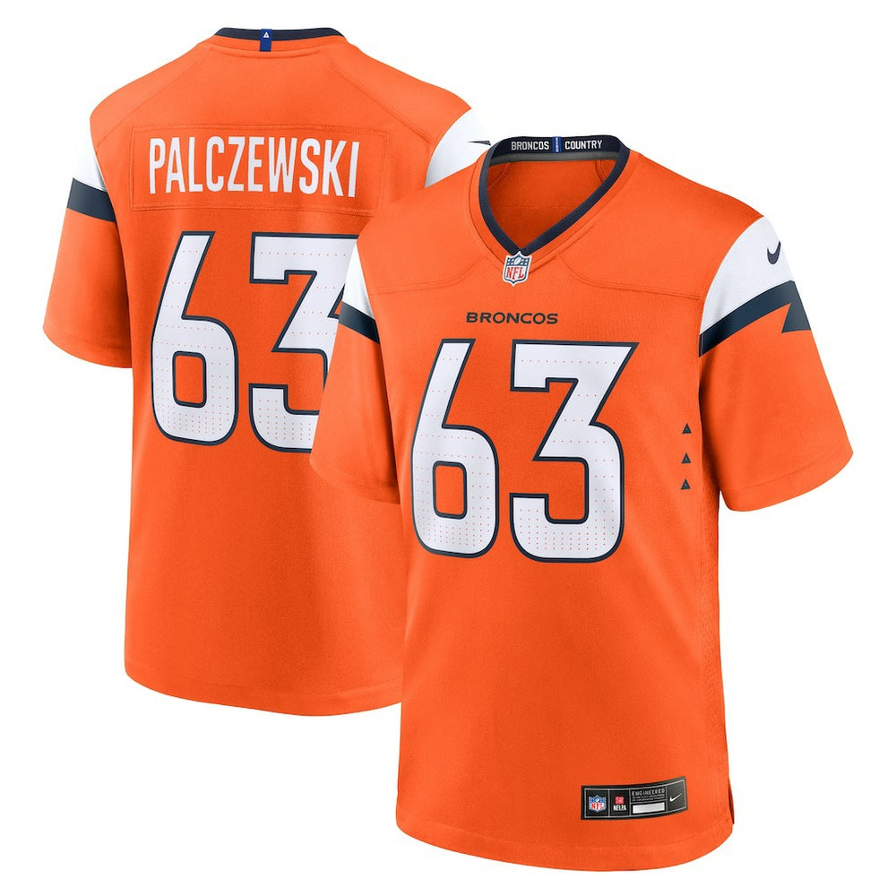Alex Palczewski Team Game Jersey - Denver Broncos Jerseys