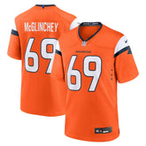 Mike McGlinchey Team Game Jersey - Denver Broncos Jerseys