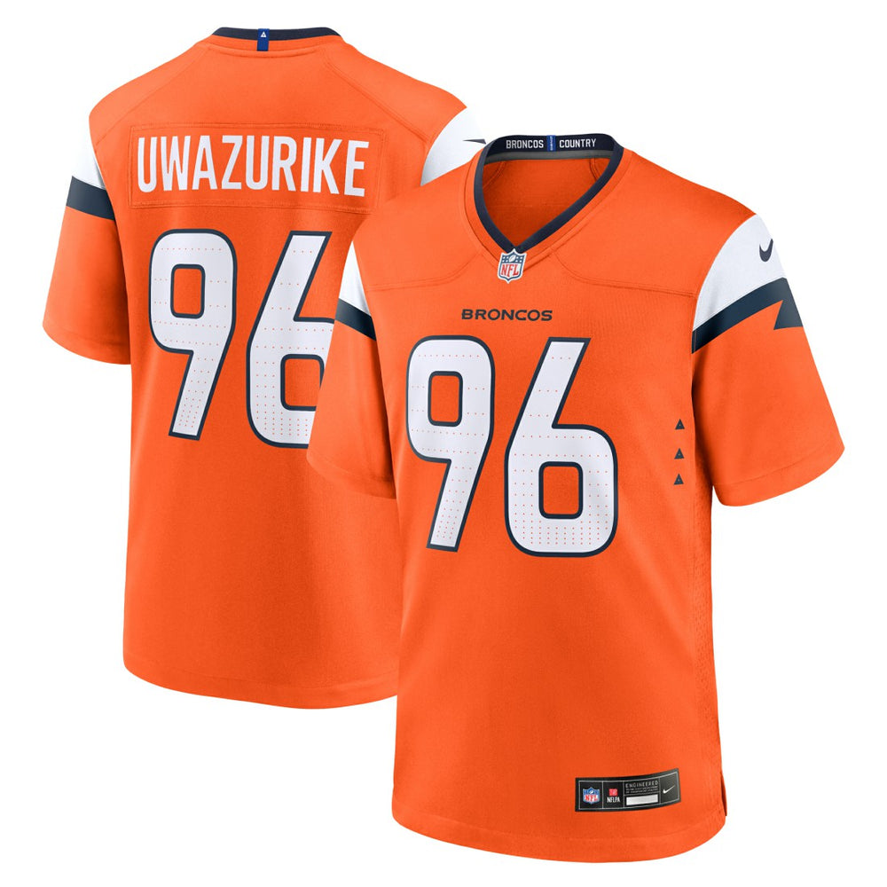 Eyioma Uwazurike Team Game Jersey - Denver Broncos Jerseys