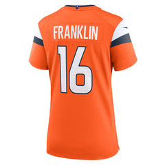 Troy Franklin Women's Team Game Jersey - Denver Broncos Jerseys