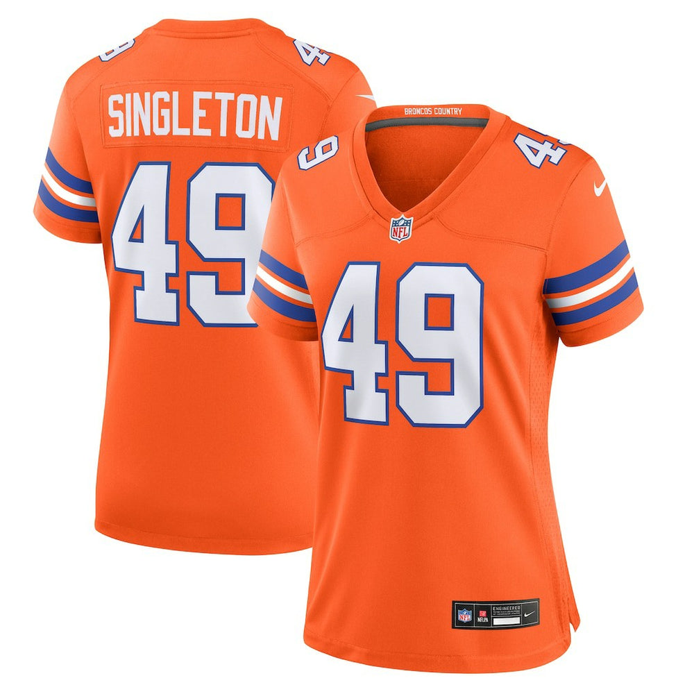 Alex Singleton Women's Alternate Game Jersey - Denver Broncos Jerseys