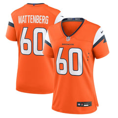 Luke Wattenberg Women's Team Game Jersey - Denver Broncos Jerseys