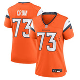 Frank Crum Women's Team Game Jersey - Denver Broncos Jerseys