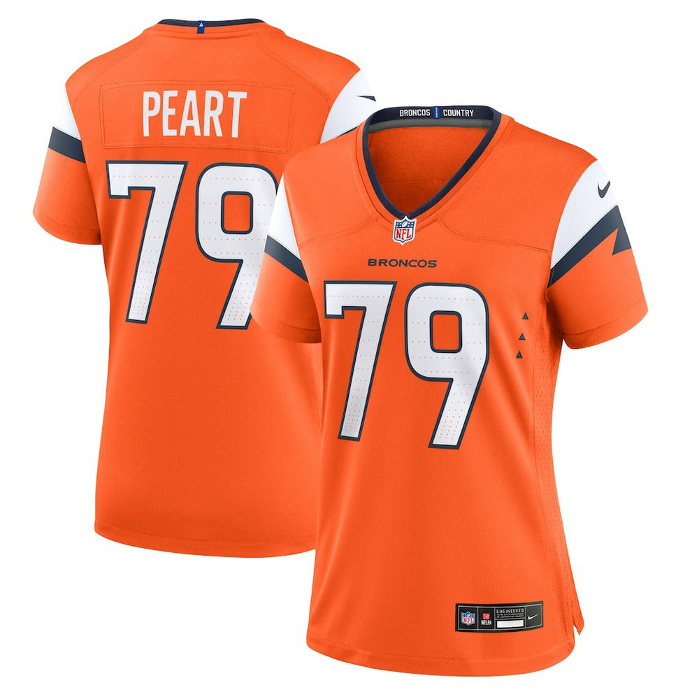 Matt Peart Women's Team Game Jersey - Denver Broncos Jerseys