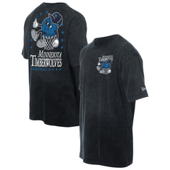 New Era Minnesota Timberwolves Old School Sport Enzyme Wash Oversized T-Shirt