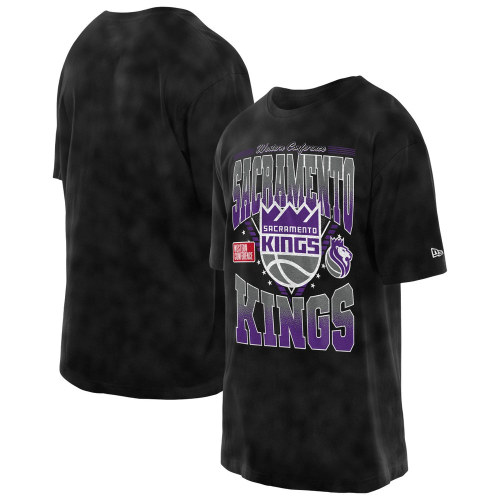 New Era Sacramento Kings Old School Sport Vintage Wash T-Shirt