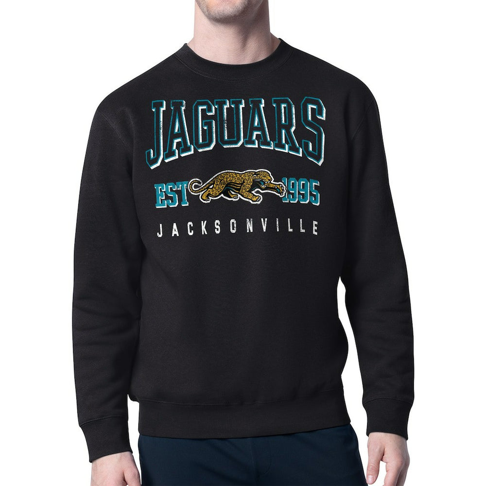 Starter Retro Team Logo Pullover Sweatshirt - Jacksonville Jaguars Pullover