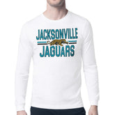 Starter Mesh Look Retro Team Logo Long Sleeve T-Shirt - Jacksonville Jaguars T-shirts