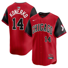 Red/Black Paul Konerko Chicago White Sox Nike 2025 City Connect Limited Retired Player Jersey