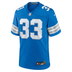 Sione Vaki Team Game Jersey - Detroit Lions Jerseys