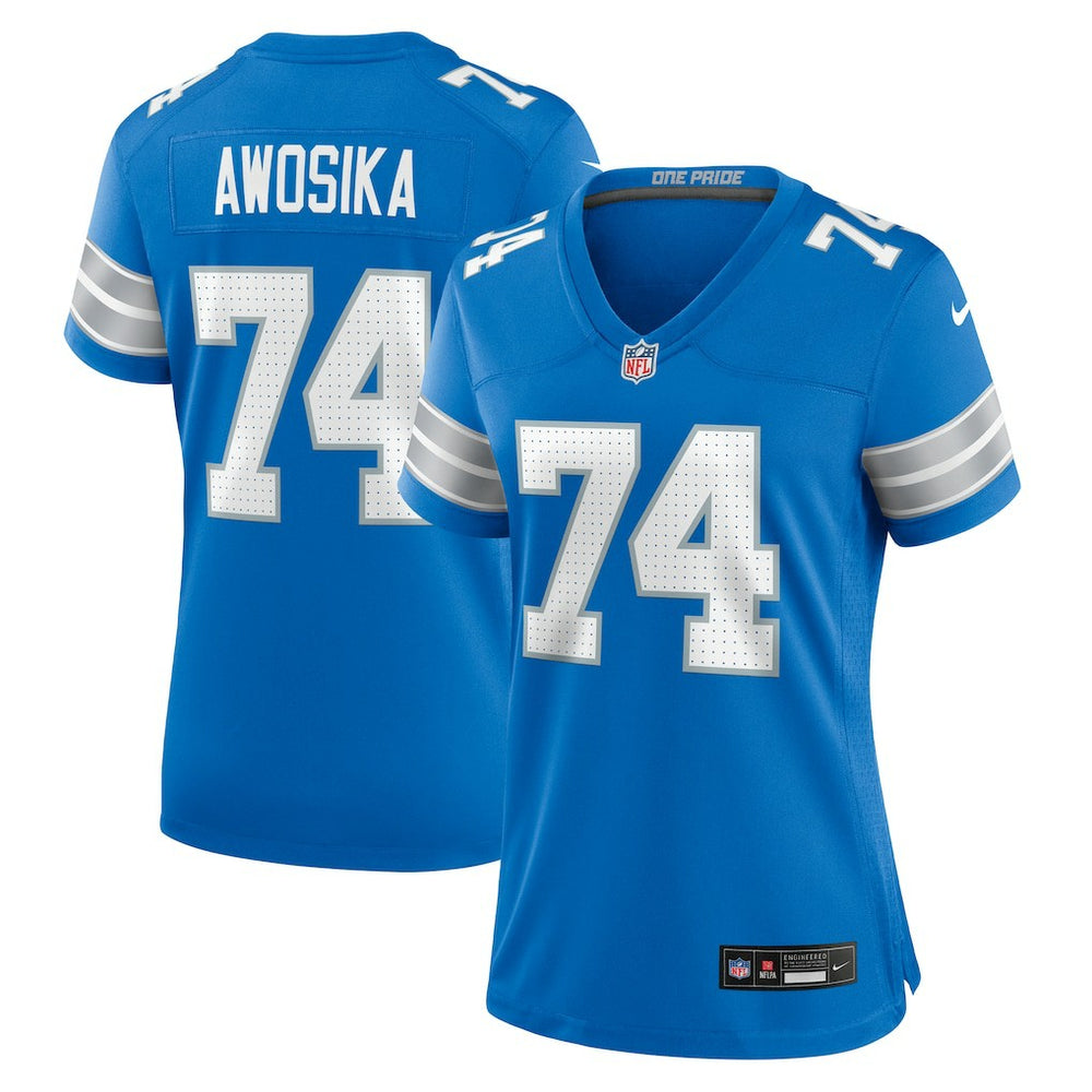 Kayode Awosika Women's Team Game Jersey - Detroit Lions Jerseys