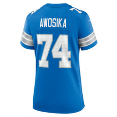 Kayode Awosika Women's Team Game Jersey - Detroit Lions Jerseys