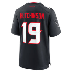 Xavier Hutchinson Team Game Jersey - Houston Texans Jerseys