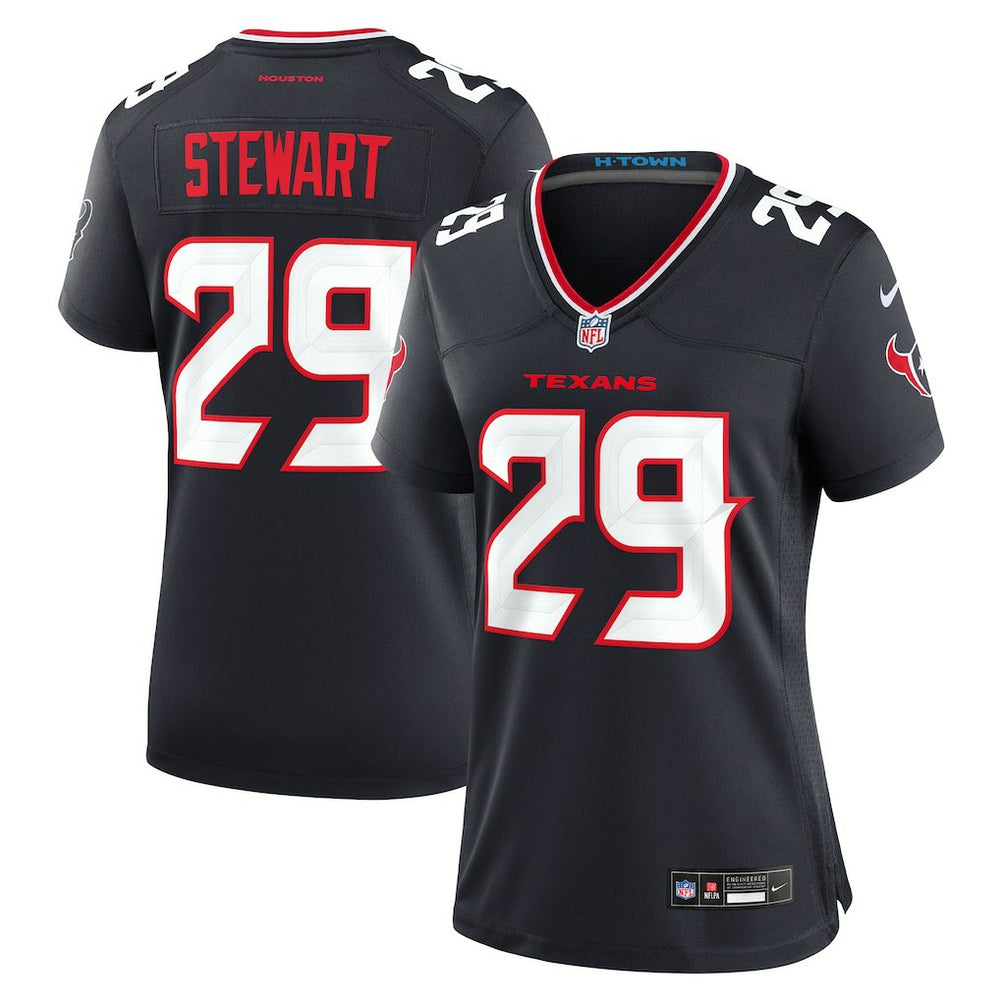 M.J. Stewart Women's Team Game Jersey - Houston Texans Jerseys