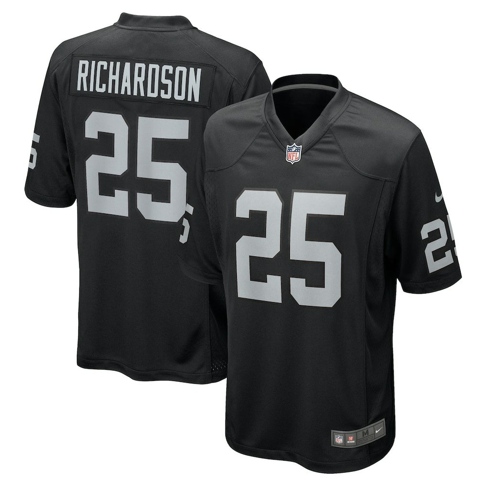 Decamerion Richardson Team Game Jersey - Las Vegas Raiders Jerseys