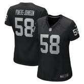 Jackson Powers-Johnson Women's Game Jersey - Las Vegas Raiders Jerseys