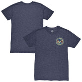 Club America 1863FC Left Color Badge Vintage Tri-Blend T-Shirt