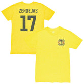 Alejandro Zendejas Club America 1863FC Vintage Player Name & Number Tri-blend T-Shirt
