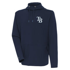Navy Tampa Bay Rays Antigua Pullover Hoodie