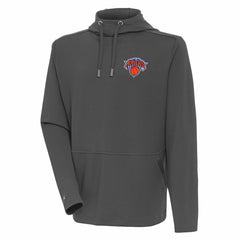 New York Knicks Antigua Pure Honeycomb Pullover Hoodie