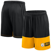 Big & Tall Best of the Best Performance Shorts - Pittsburgh Steelers Shorts
