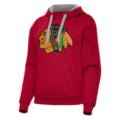 NHL Chicago Blackhawks Antigua Women's Victory Pullover Hoodie