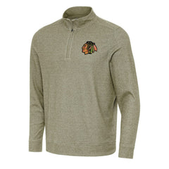 NHL Chicago Blackhawks Antigua Subtle Quarter-Zip Sweatshirt
