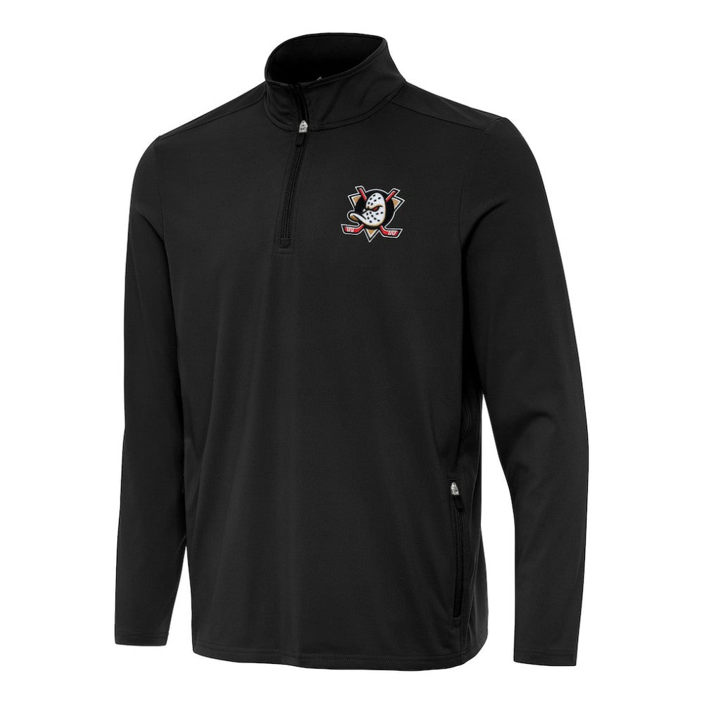 NHL Anaheim Ducks Antigua Perilous Quarter-Zip Sweatshirt