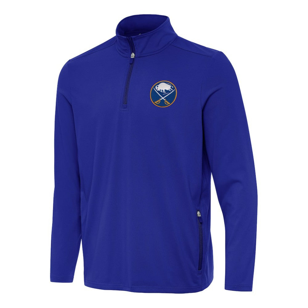 NHL Buffalo Sabres Antigua Perilous Quarter-Zip Sweatshirt