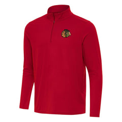 NHL Chicago Blackhawks Antigua Intent Quarter-Zip Top