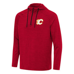 NHL Calgary Flames Antigua Spikes Quarter-Zip Hoodie