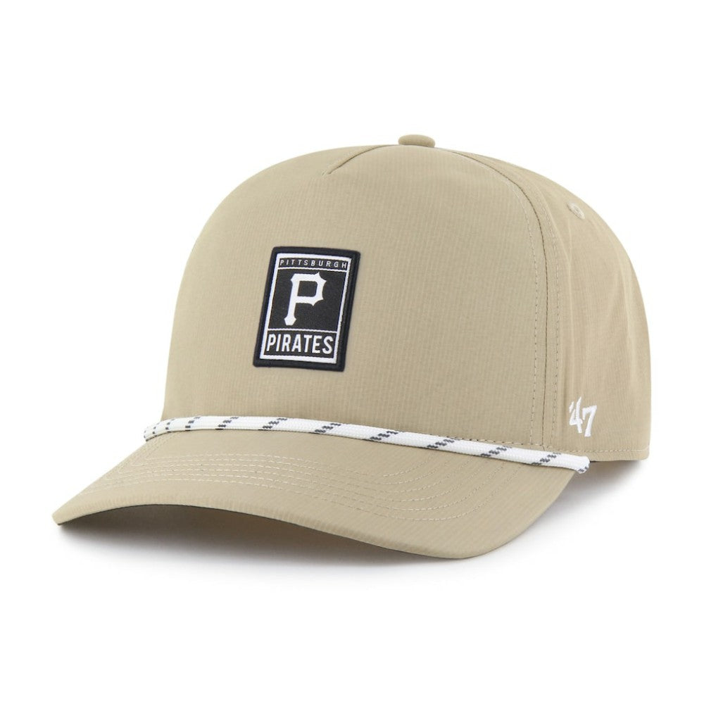 Khaki Pittsburgh Pirates '47 Cozumel Hitch Adjustable Hat