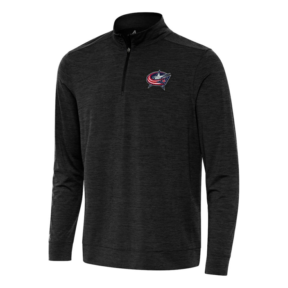 NHL Columbus Blue Jackets Antigua Bright Quarter-Zip Top