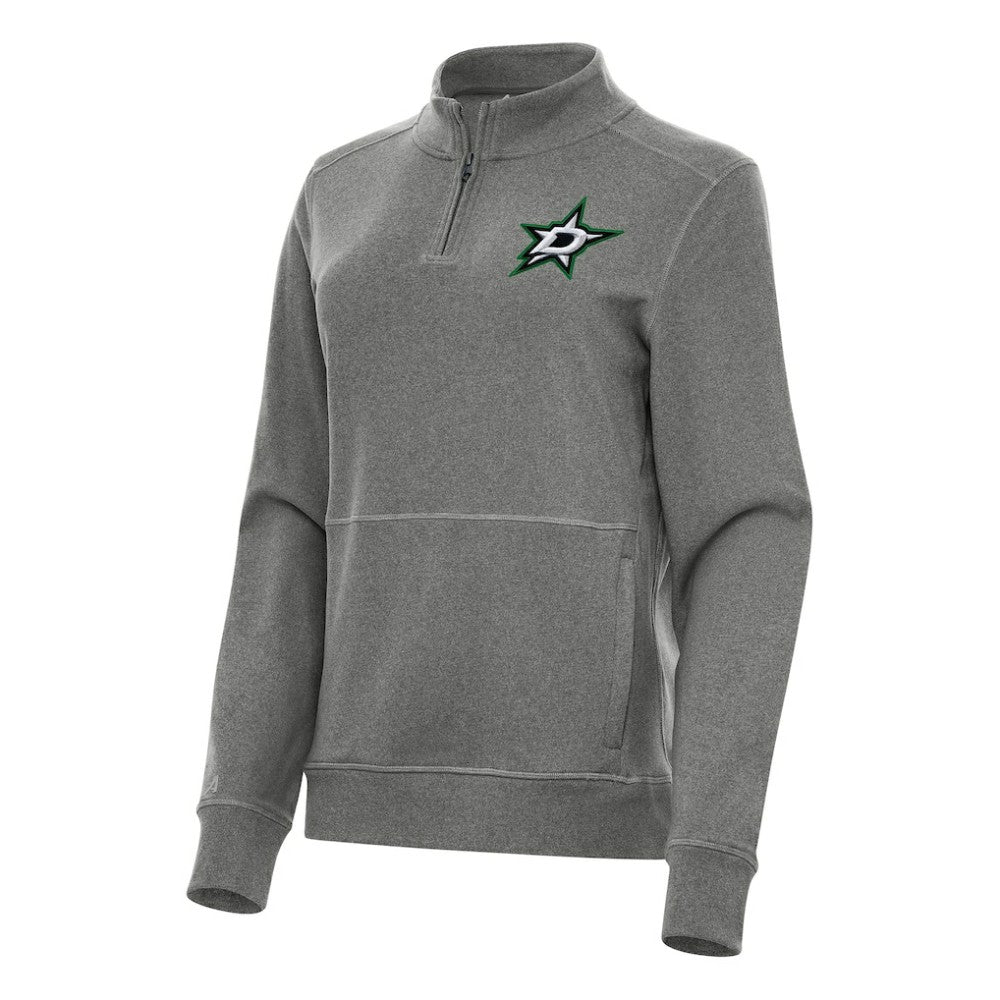 NHL Dallas Stars Antigua Women's Crush Quarter-Zip Fleece Sweatshirt