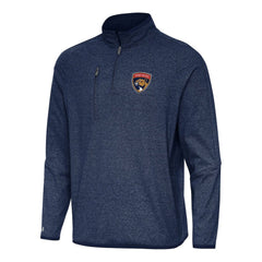 NHL Florida Panthers Antigua Certain Quarter-Zip Tri-Blend Sweatshirt