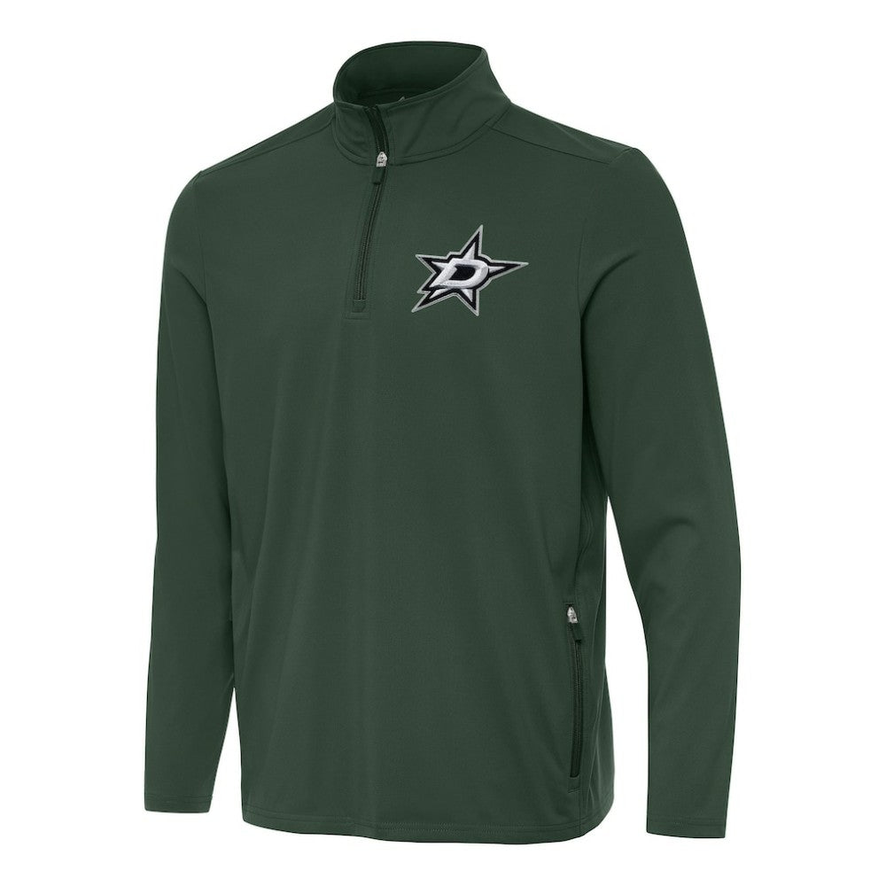 NHL Dallas Stars Antigua Perilous Quarter-Zip Sweatshirt