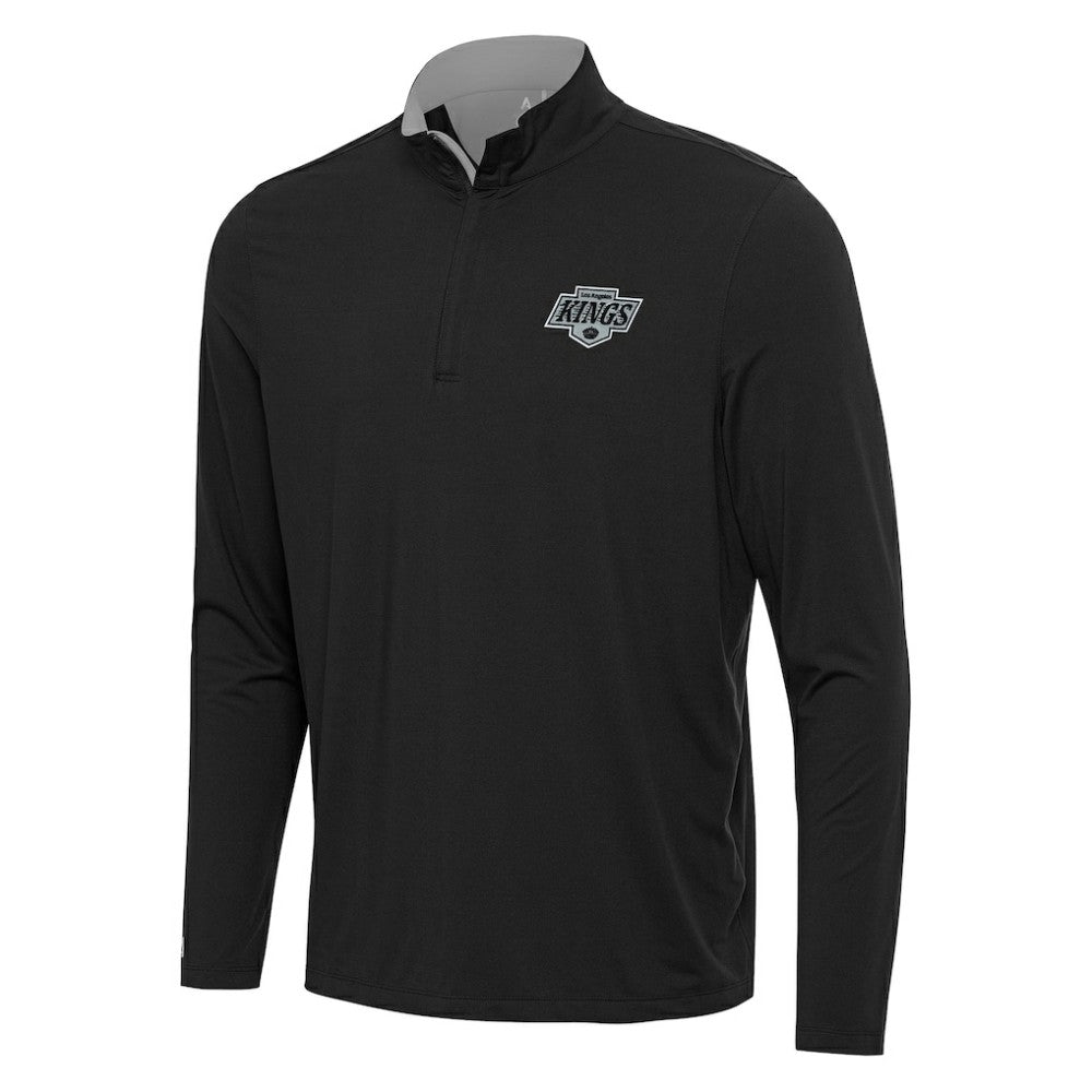 NHL Los Angeles Kings Antigua Content Quarter-Zip Pullover Top