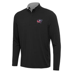 NHL Columbus Blue Jackets Antigua Content Quarter-Zip Pullover Top