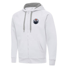 NHL Edmonton Oilers Antigua Big & Tall Victory Full-Zip Hoodie