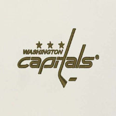 NHL Washington Capitals Antigua Intrepid Sand Raglan Long Sleeve Hoodie T-Shirt